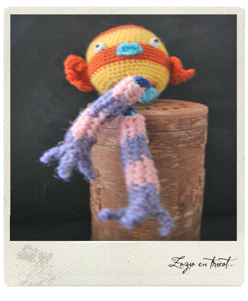 Zozio en tricot. Pour les tricotteuses !