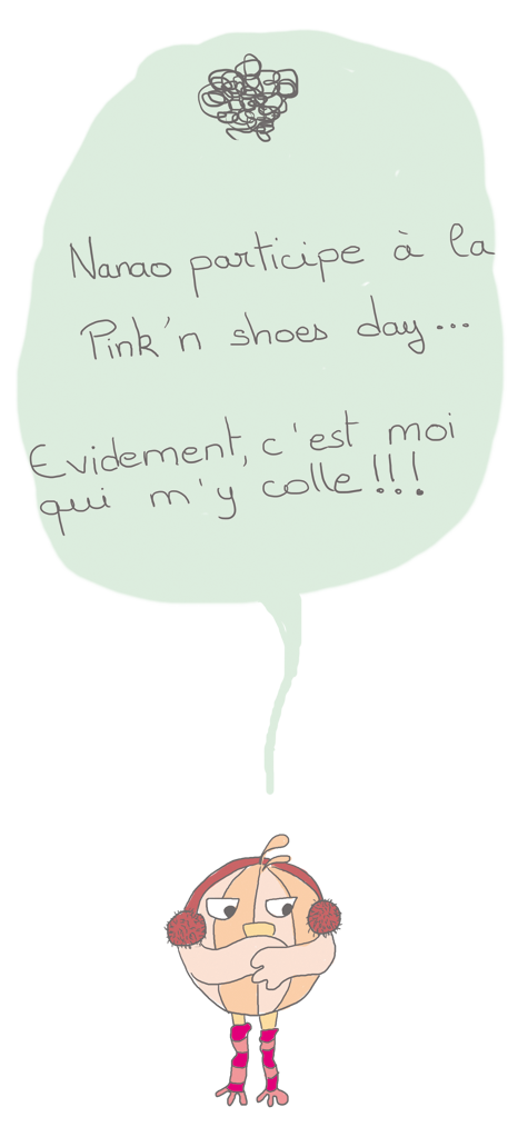évidément c'est moi qui m'y colle quand nanao participe à la Pink'n shoes day ! Un blog trop à la mode !!!