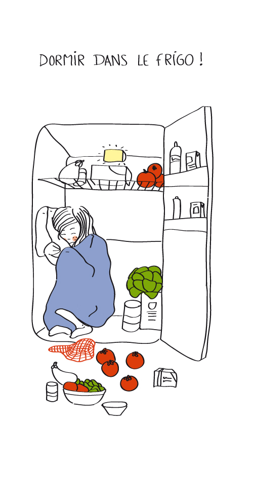 Dormir dans le frigo